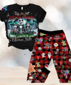 Jack Skellington This Is My Official Family Christmas Pajamas Set