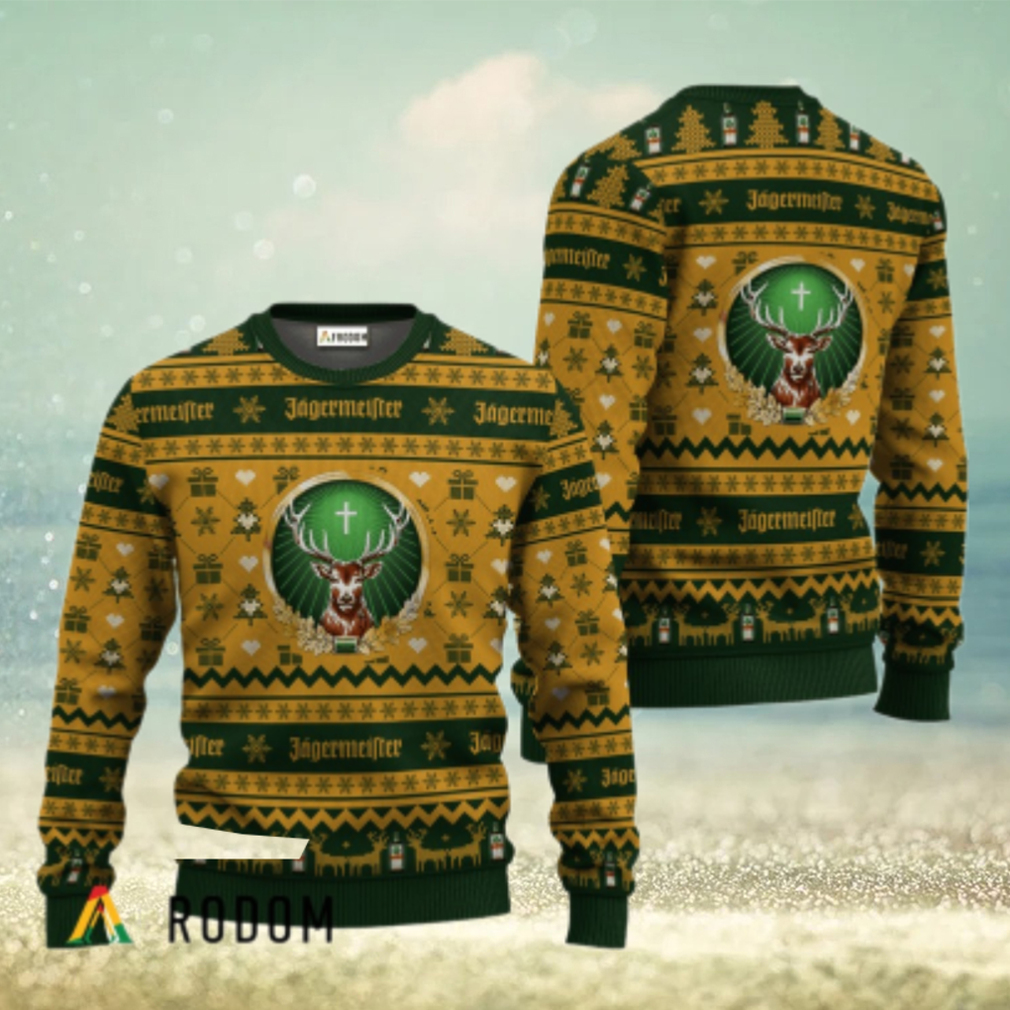 Jagermeister Festive All Over Ugly Sweater Jagermeister Festive All Over Ugly Sweater