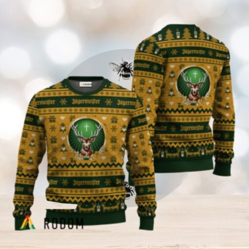 Jagermeister Festive All Over Ugly Sweater