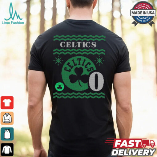 Jayson Tatum Boston Celtics Ugly Sweater Name & Number T Shirt