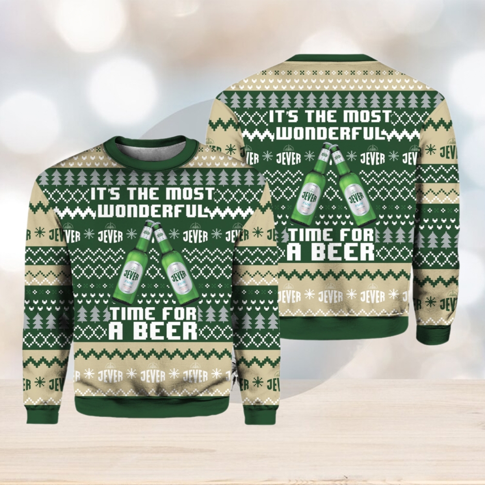 Jever It’s the Most Wonderful time for a Beer Ugly Christmas Sweater Jever It’s the Most Wonderful time for a Beer Ugly Christmas Sweater