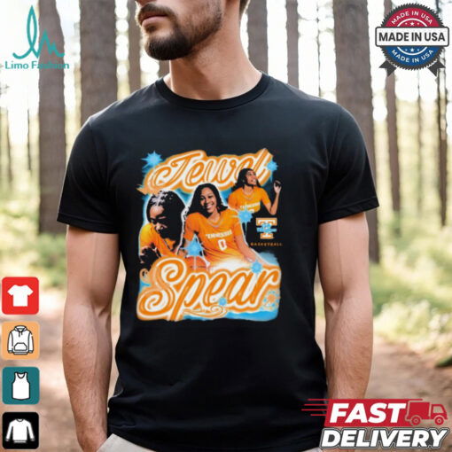 Jewel Spear Tennessee Lady Volunteers Basketball 90s Graphic t shirt