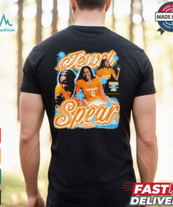 Jewel Spear Tennessee Lady Volunteers Basketball 90s Graphic t shirt