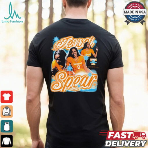 Jewel Spear Tennessee Lady Volunteers Basketball 90s Graphic t shirt