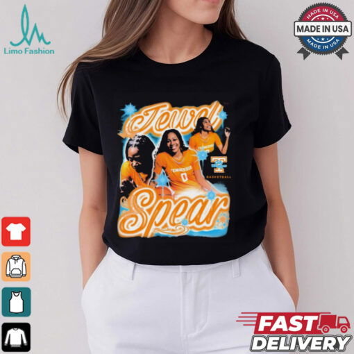Jewel Spear Tennessee Lady Volunteers Basketball 90s Graphic t shirt