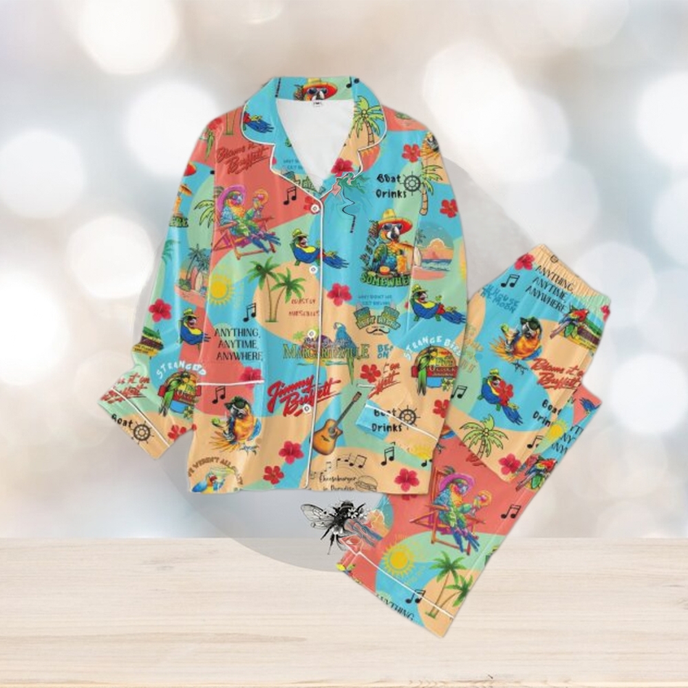 Jimmy Buffett Anything Anytime Anywhere Pajamas Set Jimmy Buffett Anything Anytime Anywhere Pajamas Set