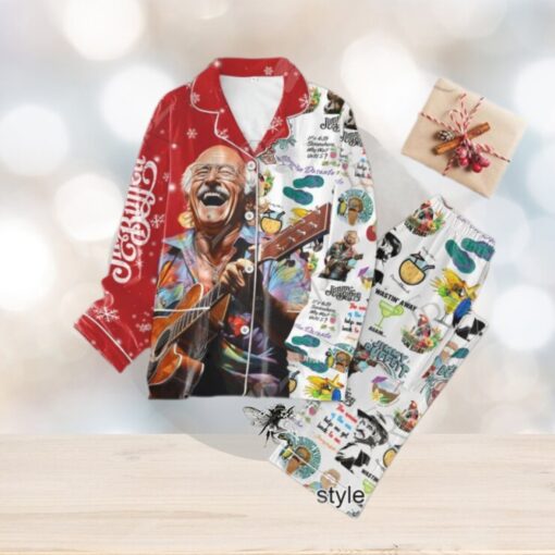 Jimmy Buffett Christmas Pajamas Set