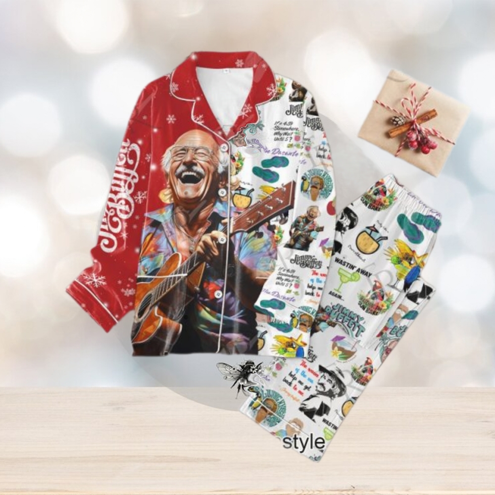 Jimmy Buffett Christmas Pajamas Set Jimmy Buffett Christmas Pajamas Set