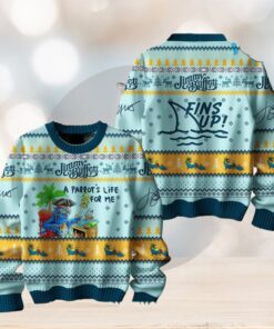 Jimmy Buffett Fins Up Ugly Christmas Sweater