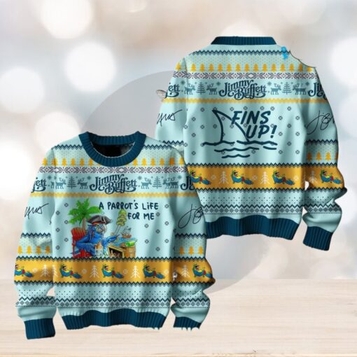 Jimmy Buffett Fins Up Ugly Christmas Sweater