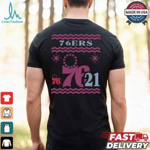 Joel Embiid Philadelphia 76ers Ugly Sweater Name & Number T Shirt