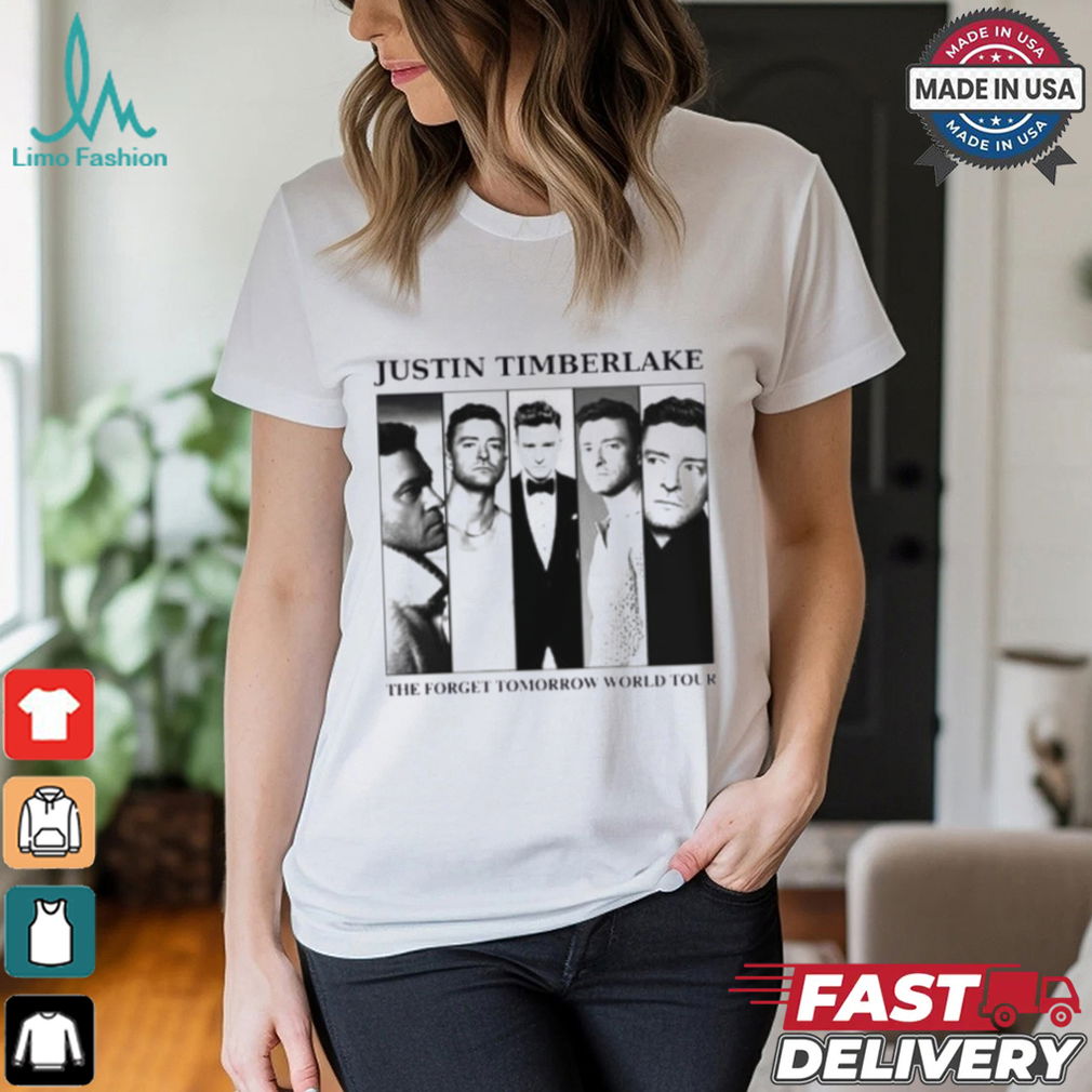 Justin Timberlake The Forget Tomorrow World Tour T Shirt Justin Timberlake The Forget Tomorrow World Tour T Shirt