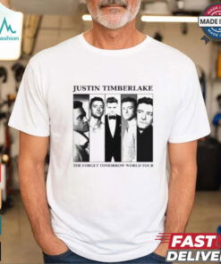Justin Timberlake The Forget Tomorrow World Tour T Shirt
