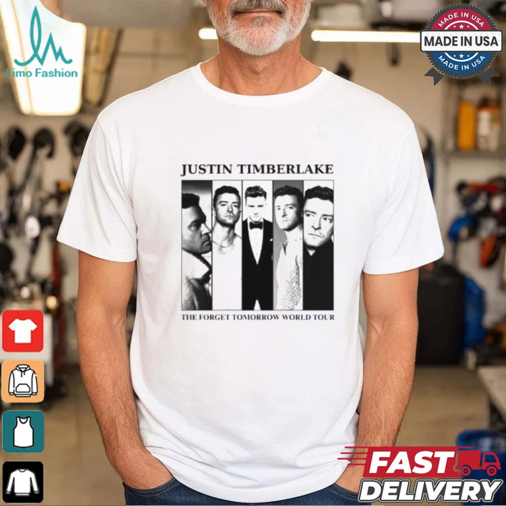 Justin Timberlake The Forget Tomorrow World Tour T Shirt Justin Timberlake The Forget Tomorrow World Tour T Shirt