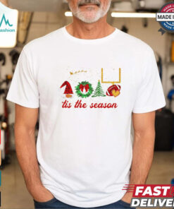 KC Football Christmas FAUX Sequin Glitter 'Tis the Season Kansas City Shirt