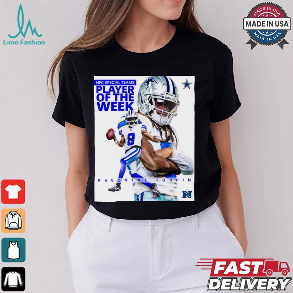 KaVontae Turpin Dallas Cowboys NFC Special Teams Player Of The Week Poster t shirt KaVontae Turpin Dallas Cowboys NFC Special Teams Player Of The Week Poster t shirt