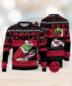 Kansas City Chiefs And Grinch Ugly Christmas Sweater