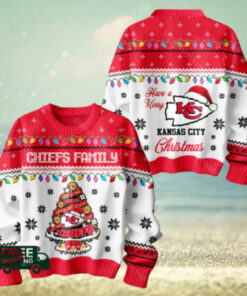Kansas City Chiefs Family Ugly Christmas Sweater