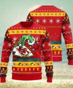 Kansas City Chiefs Grinch Christmas Ugly Sweater
