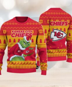 Kansas City Chiefs Grinch Ugly Christmas Sweater