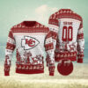 Kansas City Chiefs Personalized Reindee Ugly Christmas Sweater