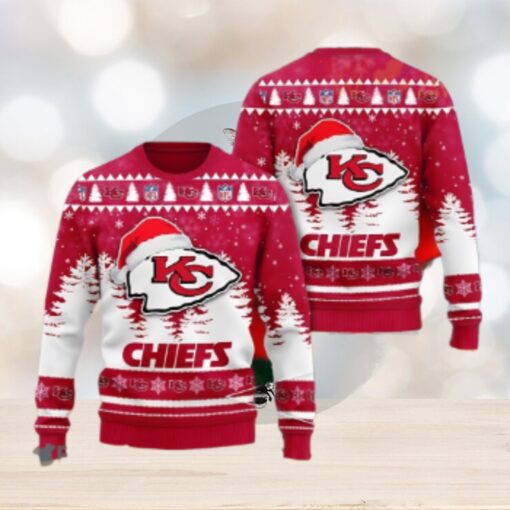 Kansas City Chiefs Santa Spirit Ugly Christmas Sweater