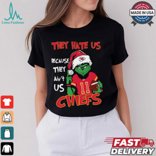 Kansas City Christmas They Hate Us Because They Ain’t Us Chiefs Shirt