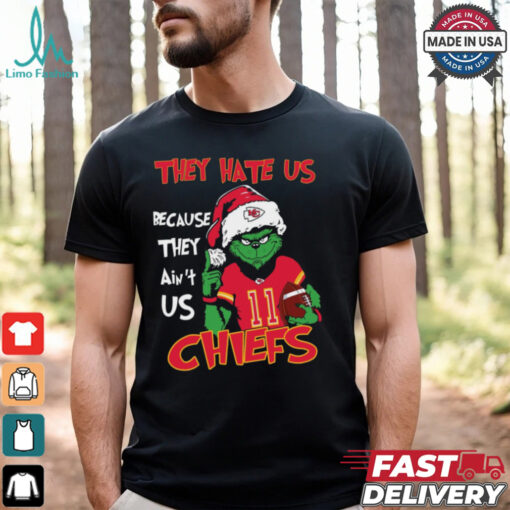 Kansas City Christmas They Hate Us Because They Ain’t Us Chiefs Shirt