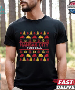 Kansas City Football Pattern Christmas Shirt
