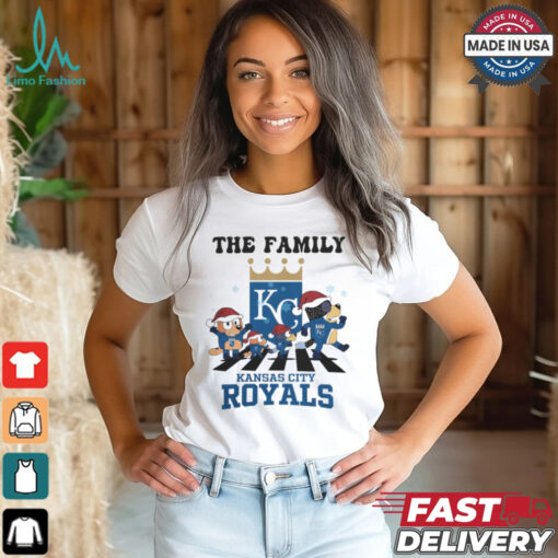 Kansas City Royals X Family Bluey Merry Christmas 2024 Shirt