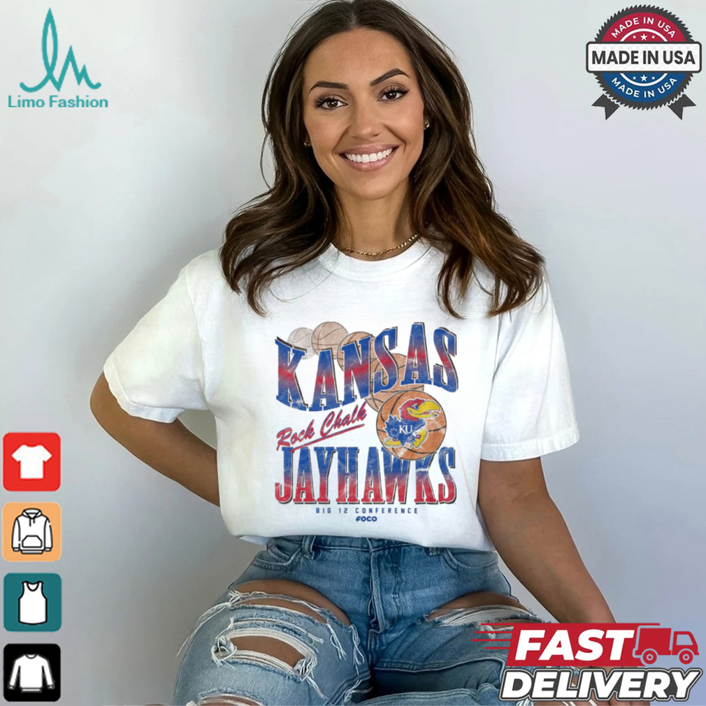 Kansas Jayhawks Baller Bounce T Shirt Kansas Jayhawks Baller Bounce T Shirt