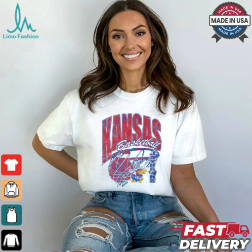 Kansas Jayhawks Script Swish T Shirt