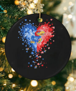 Kansas Jayhawks basketball Crystal Heart Shirt