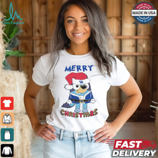 Kentucky Wildcats Bluey Merry Christmas 2024 Shirt