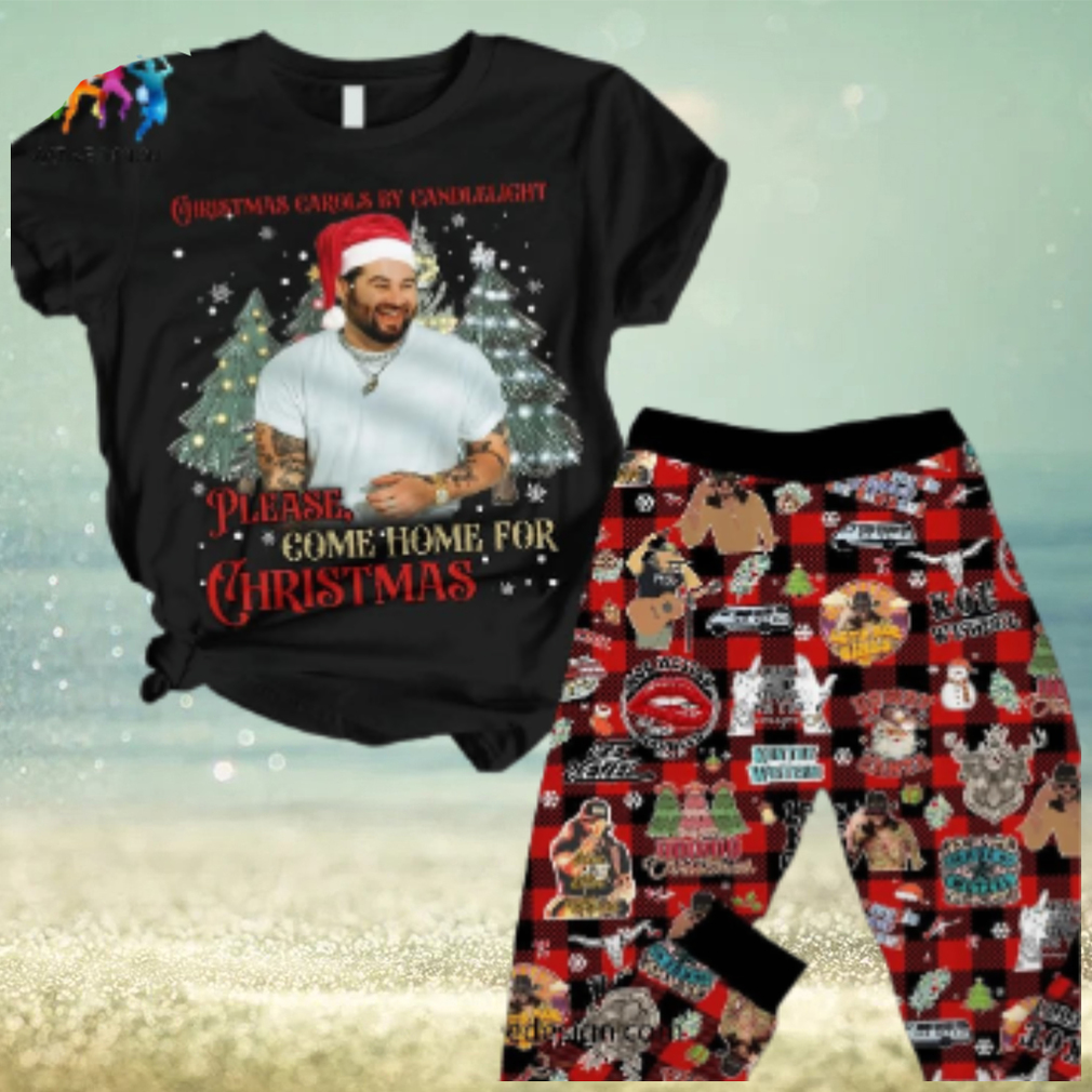 Koe Wetzel Christmas Carols By Candlelight Pajamas Set Koe Wetzel Christmas Carols By Candlelight Pajamas Set