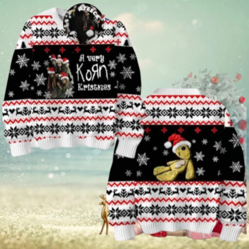 Korn Rock Band A Very Korn Kristmas Chirstmas Gifts 2024 Xmas For Family And Friends Ugly Sweater