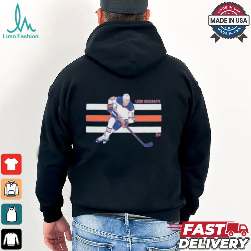 LEON DRAISAITL SUPERSTAR STRIPE SHIRT LEON DRAISAITL SUPERSTAR STRIPE SHIRT