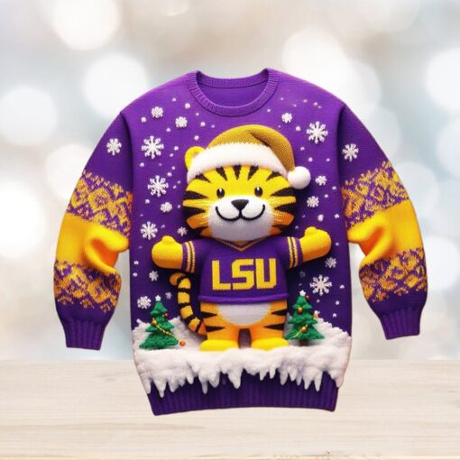 LSU Tigers 2024 Ugly Christmas Sweater