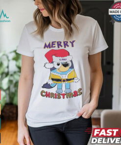 LSU Tigers Bluey Merry Christmas 2024 Shirt