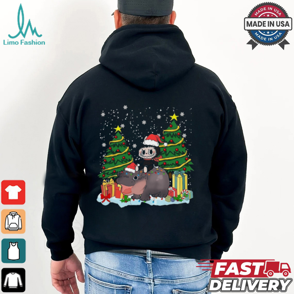 Labubu Moo Deng Christmas Shirt Labubu Moo Deng Christmas Shirt