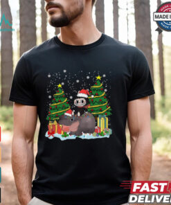Labubu Moo Deng Christmas Shirt