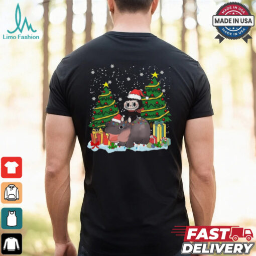Labubu Moo Deng Christmas Shirt