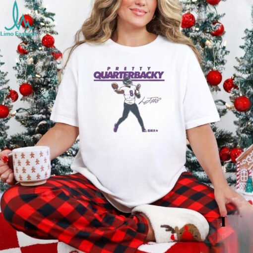 Lamar Jackson Pretty Quarterbacky Baltimore Ravens T Shirts