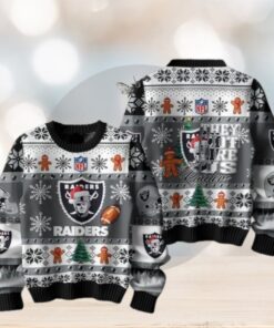 Las Vegas Raiders 2024 They Not Like Us Raiders Christmas Ugly Sweater