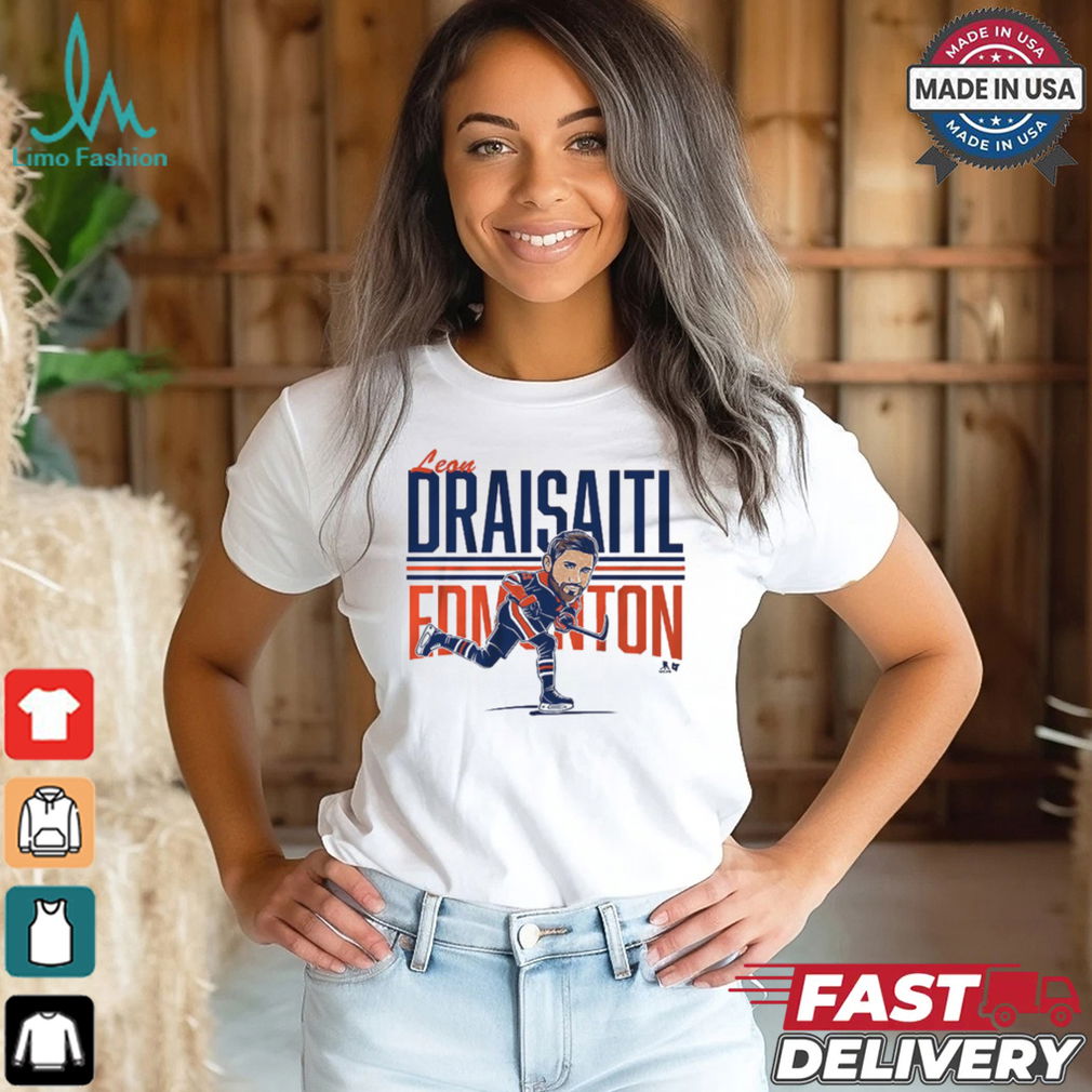 Leon Draisaitl Center Ice Caricature Shirt Leon Draisaitl Center Ice Caricature Shirt