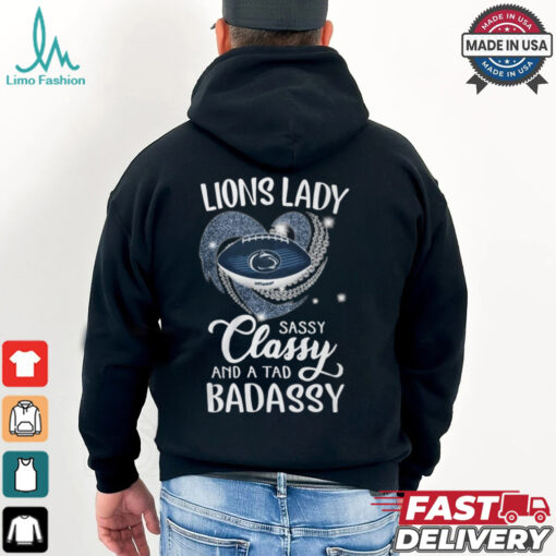 Lions Laydy Sassy Classy And A Tad Badassy Shirt