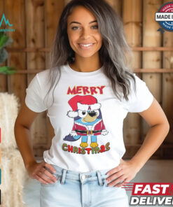 Los Angeles Angels Bluey Merry Christmas 2024 Shirt