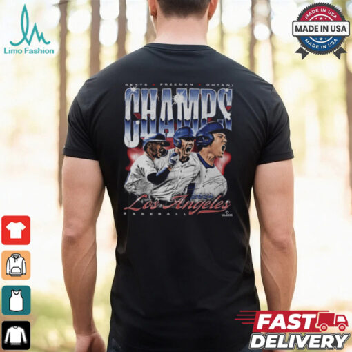 Los Angeles Baseball 2024 Champs Trio Vintage Shirt
