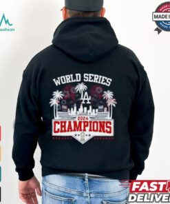Los Angeles Dodgers 2024 Champions World Series Celebration With Fan Shirt