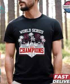 Los Angeles Dodgers 2024 Champions World Series Celebration With Fan Shirt